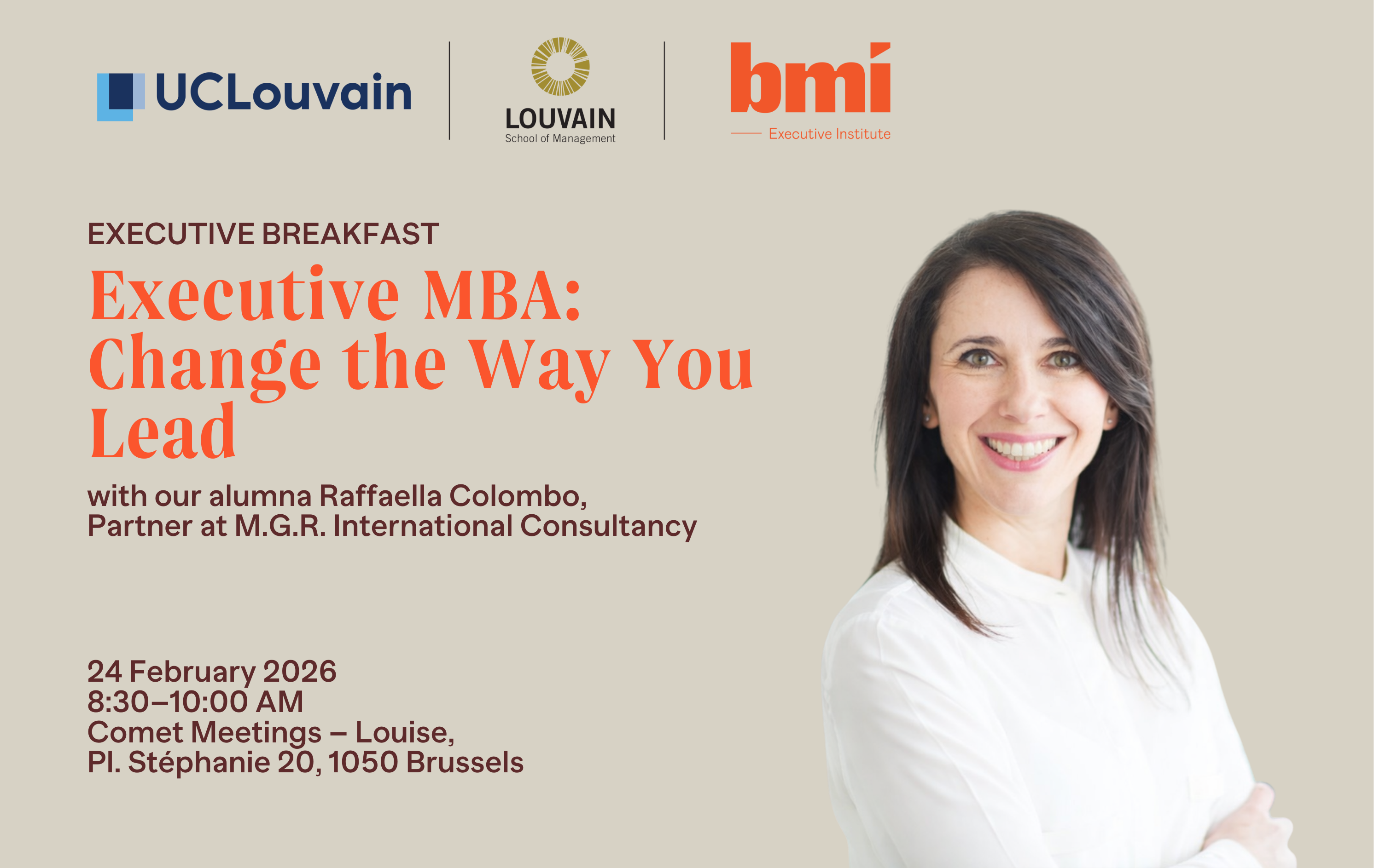 Executive Breakfast –The EMBA: Change the Way You Lead | Live, Brussels ...